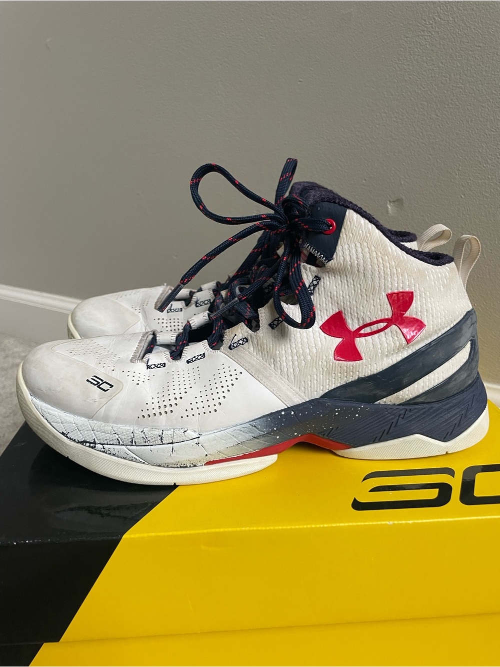 Under Armour Curry 2 GS 'USA' Youth Sneakers